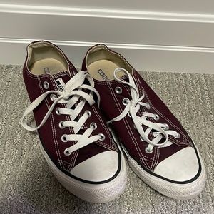 Maroon Converse